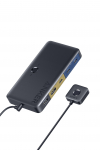 Anker KVM-l&uuml;liti lauaarvuti l&uuml;litamiseks 100W PD, 4K 60Hz HDMI, 5Gbps andmeedastus, l&uuml;litus kahe &uuml;hilduva seadme vahel, sealhulgas Deck ja teised (4K, ja S&uuml;learvuti) hall v&auml;rv