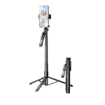 Rtako pikendatav telefoni/kaamera statiiv selfie-pulk 720&deg; Rotation | One-Year Warranty gray
