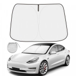 P&auml;ikesekatted Tesla Model 3 klaaskatusele Highland 2025 Mudelile Y 2020-25 J&auml;&auml;kangas Pandlaga P&auml;ikesekaitse Klaas Eesmine Tagumine Katuseakna Tarvik Windshield M3 MY