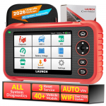 USA ladu LAUNCH CRP123E PLUS T&auml;iss&uuml;steemiga autode veakoodilugeja OBD2 skanner Eluaegne tasuta uuendus 5" Battery Powered