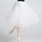 Klassikaline Valge Balleti Tutu Neli Kihti Pikkus Ballerina Tutud T&uuml;ll Elastsusv&ouml;&ouml; Lyrical Seelik Naistele Asian One-size white
