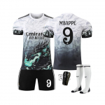 2024/25 Hooaeg Real Madrid Sinise Draakoni Mustriga Jalgpallis&auml;rk (T&auml;iskasvanute suurus) 16# must