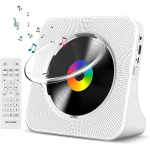 CD-m&auml;ngija Kaasaskantav Bluetooth Laua-CD-m&auml;ngija Koduks Taimeriga Sisseehitatud HiFi K&otilde;larid LCD-ekraaniga Raadio