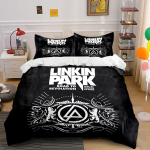 Linkin Park Road Revolution komplekt Voodipesu Tekikott komplekt Tekikott Padjap&uuml;&uuml;rid (1 * Tekikott 2 * Padjap&uuml;&uuml;ri, ilma tekita) 135x200cm
