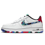 Nike Air Force 1 Low Crayon White Multi GS CU4632-100 36.5 white
