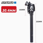 SunTour NCX Taiwani m&auml;giratta sadulapost 27,2 mm/31,6 mm Kokkupandav amortiseeriv sadulapost jalgratastele Jalgrattatarvikud