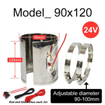 Automaatne p&uuml;sitemperatuur 85℃ 12V 24V Diiselfiltri k&uuml;ttekeha 120W Autole Pikapile Diiselfiltri Elektrik&uuml;te &Uuml;mbris K&uuml;tusefiltrid5 D