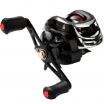 Baitcasting kalastusrull -17+1 BB - Magneth&auml;&auml;lestatud topeltpidurid - Kerge kaal, &uuml;limalt sujuv v&otilde;imas Left Hand punane