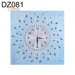 Hara 35x35cm seinakell, ristpistes isetegemine, osaline mitmekujuline teemantmaali kaunistus one size