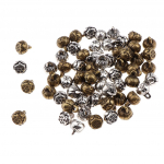 60 tk pronksist ja h&otilde;bedast lootoseseemnete ripatsid, ehted as described