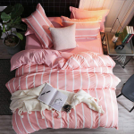 WTEMPO Sheet home & living flamingo voodipesukomplekt, 4tk kodukaunistust Twin size 3pcs