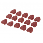 10 naturaalset laavakivist vulkaanilisest kivist s&uuml;damep&auml;rlit valgeks meisterdamiseks ehete tegemiseks as described punane