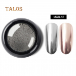 TNC 12 Colors Metal Mirror Glitter Nail Art Puuder Pigment Decor Manik&uuml;&uuml;ri t&ouml;&ouml;riist one size
