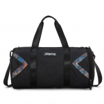 Fitness J&otilde;usaal Nailon Suur Treening &Otilde;la Jooga Patchwork Travel Duffel Outdoor Tas sac de Spordikott must