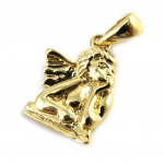 Les Tr&eacute;sors De Lily [M6921] - kullatud ripats  Little Angel  - 15x11 mm kuld