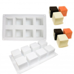 Dayuansheng 8 ruudukujuline ruudukujuline koogivorm &scaron;okolaaditaigna tarretise k&uuml;psetusplaadi t&ouml;&ouml;riist