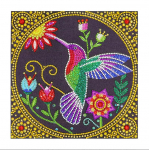 Huacani 5D DIY erikujuline teemantmaali linnu ristpistes tikkimiskomplekt 30x30