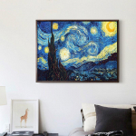 Kodukaunistus DIY 5D Teemanttikandid Abstraktne Kunst Star Sky Cross Stitch komplektid Hobby Craft 20X30CM