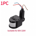 220 V 12 V automaatne infrapuna PIR liikumisandur LED liikumisanduri seinakinnitus taimer v&auml;listingimustes 12 V anduri valgusl&uuml;liti 220V