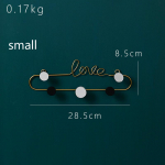 Armastuskirja kaunistuskonks Elutoa seina V&otilde;tmekonks Magamistoa Metallist mantli konks konks v&otilde;tmete, m&uuml;tside, k&auml;ter&auml;tiku, kodu, vannitoa, k&ouml;&ouml;gi jaoks small