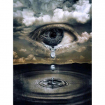 5D DIY Silmad Teemantmaal Fantaasia ristl&otilde;ikega komplektid Teemantmosaiiktikandid Pilt kristallist kivikivist uusaasta kingitus Full Round 20X30CM punane