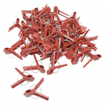 1 kott pookimine Vastupidav klamber Paindlik roostevaba plastikust &uuml;mmargune lame suuga taime tugiklamber aia jaoks B