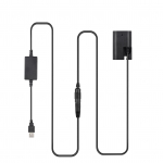 Andoer DR-E6 USB-toitekomplekt vahelduvvooluadapteri vahetusalalisvooluliidese t&uuml;hipatarei, &uuml;ks USB-sisend must