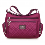 Yogodlns Fashion mitme taskuga &otilde;lakott Naiste veekindel Oxford Crossbody kott uhiuus Messengeri k&auml;ekott Ostlemine Mom Tote 27*10*19cm tumelilla v&auml;rv