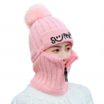 Naiste m&uuml;tsid Villane Balaclava N&auml;omask M&uuml;tsid Naiste Nokam&uuml;ts Kahe kasutusega m&uuml;ts K&otilde;rvakaitsed Kootud M&uuml;tsid Talvisal sall &Uuml;likonnad Paksendamine