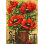 DIY Flowers 5D Teemantmaal T&auml;isringi puur Roosi ristpiste komplekt Tikand Mosaiik Kunstivaik Kodukaunistus Kingitus Seinakunst Full Round 20x30CM