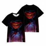 Poppy Playtime T-s&auml;rgid Huggy Wuggy Horror Game Multikad 3D Print poiss/t&uuml;druk O-kaelusega mood T-s&auml;rk Lapsed Poisid T-s&auml;rgid Topid Riietus 160CM
