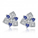 Gica Gema 925 Sterling Silver unikaalne kuju Klassikalised m&uuml;&uuml;davad k&otilde;rvar&otilde;ngad naistele peene temperamendiga k&otilde;rgekvaliteedilised ehted emadep&auml;evaks 925 Silver sinine