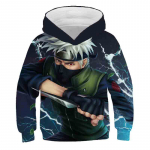 Narutose poiste s&uuml;gis/talvised pikkade varrukatega kapuutsid Mood Kakashi Laste Pusad poisid Narutos Topid Pullover Riided 150