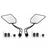 Jalgrattapeegel Mini tahavaatepeegel maanteejalgratastele Purustamatu p&ouml;&ouml;ratav tahavaate turvak&uuml;lg Left and Right Side Bicycle Mirror