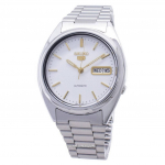 Seiko 5 Automatic 21 Jewels SNXG47 SNXG47K1 SNXG47K Meestekell valge