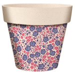 Les Tr&eacute;sors De Lily [A2155] &ndash; bambusest istutusmasin 'Fleurs' lilla beež - 95x84 mm lilla