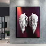 5D Teemantmaaling Ingli tiivad Ristpistes T&auml;ielik teemanttikandid Mosaiik Kunst Pilt kividest Dekoratsioonikingitus Full Round 20x30cm