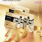 5 TK SADOER Golden Butterfly silmamask kortsude ja mustade ringide eemaldamise eest 5pcs