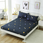 1 tk madratsi kate, tr&uuml;kitud leht, neli nurka elastse linaga voodilinaga (Ilma padjap&uuml;&uuml;rita) 120cmx200cm