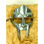 MF Doom Gladiator Mask 18g pehmest terasest keskaegne n&auml;osoomusmask Halloweeni kiiver