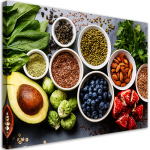 L&otilde;uenditr&uuml;kk V&auml;rsked juur- ja puuviljad 60x40 mitmev&auml;rviline