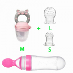 4 tk/komplekt imikutoidu lutt v&auml;ikelapse n&auml;ssu s&ouml;&ouml;tja tass poisile t&uuml;drukule puu-k&ouml;&ouml;giviljade toitmine vasts&uuml;ndinu rinnanibu luti pudelid