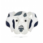 Blucome Fashion Dalmaatsia koera akr&uuml;&uuml;list prossid naistele Multifilmi vaigust pross, ehten&otilde;el sallriiete kaunistamiseks valge