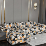 Lilleline diivanikate L-kujuline diivanikatted elutoa diivanikaitse jaoks tolmuvastased elastsed venivad katted nurgadiivani katte jaoks 1-Seat 90-140cm 1PC