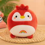 (Projektor)Silmamask Plush Toy Multifunktsionaalne silmamask Kaasaskantav puuvillane kana One Size punane