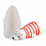 Arctic Raccoon Rabbit H&uuml;lge j&otilde;ehobu silikoonvorm 3D vahukoogi j&auml;&auml;tise silikoonvorm bear