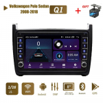Auto Android-raadio Volkswagen Polo Sedaanile 2008-2018 Nupuga 2din Multimeedia Stereo Videopleier WIFI GPS 1+16GB 1+16GB