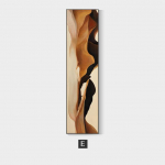 Kaasaegne minimalistlik veranda dekoratiivne l&otilde;uendimaal elutoa plakat kodu dekoratsioon seinakunst pilt kuldne abstraktne seinamaal 50cm&times;150cm NoFrame