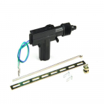 Must DC12V auto raskeveokite elektriline ukseluku t&auml;iturmootor, 2 juhtmega alarmide turvalisus