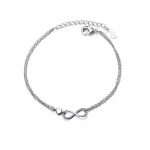 Vintage igavese s&uuml;dame k&auml;ev&otilde;rud ja k&auml;ev&otilde;rud naistele Infinity Charm k&auml;ev&otilde;ru S&otilde;pruse ehted Kingitus h&otilde;be